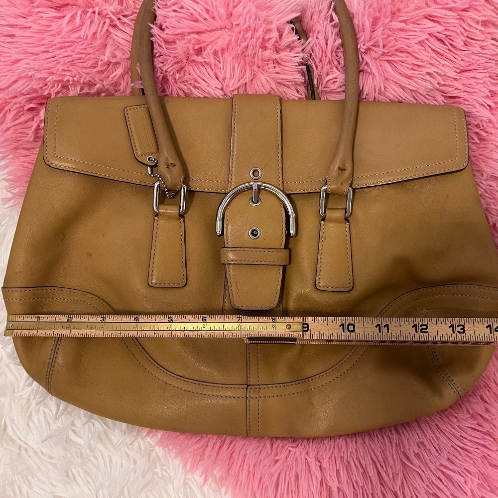 Vintage Coach Bag, Leather, Tan , Shoulder bag
